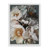 Shop Spring Bouquet Canvas Art Print-Botanicals, Florals, Grey, Portrait, Rectangle, View All, White-framed wall decor artwork