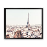 Shop Paris Skyline Photo Art Print-Horizontal, Landscape, Neutrals, Photography, Rectangle, Scandinavian, View All-framed poster wall decor artwork