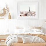 Shop Paris Skyline Photo Art Print-Horizontal, Landscape, Neutrals, Photography, Rectangle, Scandinavian, View All-framed poster wall decor artwork