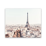 Shop Paris Skyline Photo Art Print-Horizontal, Landscape, Neutrals, Photography, Rectangle, Scandinavian, View All-framed poster wall decor artwork