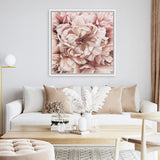 Shop Pink Petals I (Square) Canvas Art Print-Botanicals, Florals, Hamptons, Pink, Square, View All-framed wall decor artwork