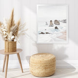 Shop Great Ocean Road I Art Print-Coastal, Neutrals, Portrait, Rectangle, View All-framed painted poster wall decor artwork