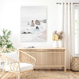 Shop Great Ocean Road I Canvas Art Print-Coastal, Neutrals, Portrait, Rectangle, View All-framed wall decor artwork