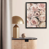 Shop Vintage Peonies I Art Print-Botanicals, Florals, Pink, Portrait, Rectangle, View All-framed painted poster wall decor artwork