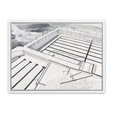 Shop Bondi Icebergs Pool Canvas Art Print-Coastal, Landscape, Neutrals, Tropical, View All-framed wall decor artwork