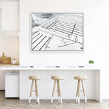 Shop Bondi Icebergs Pool Canvas Art Print-Coastal, Landscape, Neutrals, Tropical, View All-framed wall decor artwork