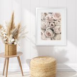 Shop Vintage Peonies II Art Print-Botanicals, Florals, Neutrals, Portrait, Rectangle, View All-framed painted poster wall decor artwork