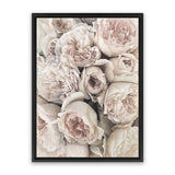 Shop Vintage Peonies II Canvas Art Print-Botanicals, Florals, Neutrals, Portrait, Rectangle, View All-framed wall decor artwork