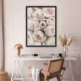 Shop Vintage Peonies II Canvas Art Print-Botanicals, Florals, Neutrals, Portrait, Rectangle, View All-framed wall decor artwork
