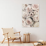 Shop Vintage Peonies II Canvas Art Print-Botanicals, Florals, Neutrals, Portrait, Rectangle, View All-framed wall decor artwork