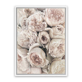 Shop Vintage Peonies II Canvas Art Print-Botanicals, Florals, Neutrals, Portrait, Rectangle, View All-framed wall decor artwork