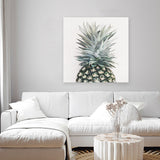 Shop Pineapple (Square) Canvas Art Print-Green, Square, Tropical, View All-framed wall decor artwork