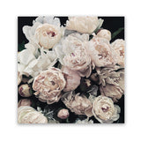 Shop Dark Blooms I (Square) Art Print-Black, Botanicals, Florals, Hamptons, Neutrals, Square, View All-framed painted poster wall decor artwork