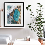 Shop Bronte Ocean Pool I Photo Art Print-Blue, Coastal, Nature, Photography, Portrait, View All-framed poster wall decor artwork