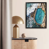 Shop Bronte Ocean Pool I Photo Art Print-Blue, Coastal, Nature, Photography, Portrait, View All-framed poster wall decor artwork