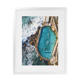 Shop Bronte Ocean Pool I Photo Art Print-Blue, Coastal, Nature, Photography, Portrait, View All-framed poster wall decor artwork