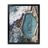 Shop Bronte Ocean Pool II Photo Art Print-Blue, Coastal, Nature, Portrait, View All-framed poster wall decor artwork