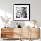 Shop Les Fleurs (Square) Art Print-Botanicals, Florals, Square, View All, White-framed painted poster wall decor artwork