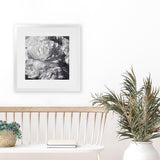 Shop Les Fleurs (Square) Art Print-Botanicals, Florals, Square, View All, White-framed painted poster wall decor artwork