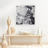 Shop Les Fleurs (Square) Art Print-Botanicals, Florals, Square, View All, White-framed painted poster wall decor artwork