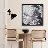 Shop Les Fleurs (Square) Canvas Art Print-Botanicals, Florals, Square, View All, White-framed wall decor artwork