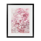 Shop Pretty Peonies Art Print-Botanicals, Florals, Pink, Portrait, Rectangle, View All-framed painted poster wall decor artwork