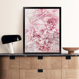 Shop Pretty Peonies Art Print-Botanicals, Florals, Pink, Portrait, Rectangle, View All-framed painted poster wall decor artwork