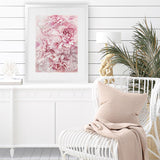 Shop Pretty Peonies Art Print-Botanicals, Florals, Pink, Portrait, Rectangle, View All-framed painted poster wall decor artwork
