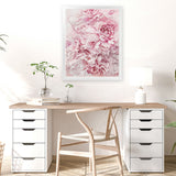 Shop Pretty Peonies Art Print-Botanicals, Florals, Pink, Portrait, Rectangle, View All-framed painted poster wall decor artwork