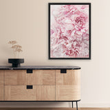 Shop Pretty Peonies Canvas Art Print-Botanicals, Florals, Pink, Portrait, Rectangle, View All-framed wall decor artwork