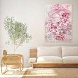 Shop Pretty Peonies Canvas Art Print-Botanicals, Florals, Pink, Portrait, Rectangle, View All-framed wall decor artwork