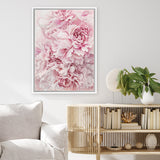 Shop Pretty Peonies Canvas Art Print-Botanicals, Florals, Pink, Portrait, Rectangle, View All-framed wall decor artwork