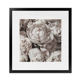 Shop White Peony Buds (Square) Art Print-Botanicals, Florals, Neutrals, Square, View All, White-framed painted poster wall decor artwork