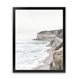 Shop Great Ocean Road II Art Print-Coastal, Neutrals, Portrait, Rectangle, Scandinavian, View All-framed painted poster wall decor artwork