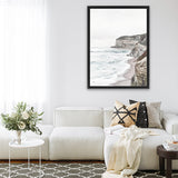 Shop Great Ocean Road II Canvas Art Print-Coastal, Neutrals, Portrait, Rectangle, Scandinavian, View All-framed wall decor artwork
