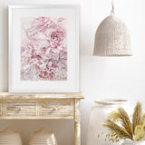 Shop Pretty Peonies II Art Print-Botanicals, Florals, Pink, Portrait, Rectangle, View All-framed painted poster wall decor artwork