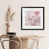 Shop Pretty Peonies II (Square) Art Print-Botanicals, Florals, Pink, Square, View All-framed painted poster wall decor artwork