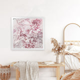 Shop Pretty Peonies II (Square) Art Print-Botanicals, Florals, Pink, Square, View All-framed painted poster wall decor artwork