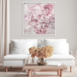 Shop Pretty Peonies II (Square) Canvas Art Print-Botanicals, Florals, Pink, Square, View All-framed wall decor artwork