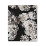 Shop Vintage Blooms II Art Print-Black, Botanicals, Florals, Portrait, Rectangle, View All-framed painted poster wall decor artwork