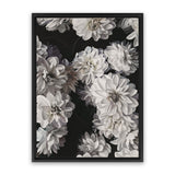 Shop Vintage Blooms II Canvas Art Print-Black, Botanicals, Florals, Portrait, Rectangle, View All-framed wall decor artwork