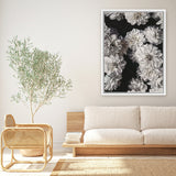 Shop Vintage Blooms II Canvas Art Print-Black, Botanicals, Florals, Portrait, Rectangle, View All-framed wall decor artwork