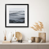 Shop Abstract Mountain Range I (Square) Art Print-Black, Coastal, Grey, Nature, Scandinavian, Square, View All-framed painted poster wall decor artwork