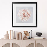 Shop Pastel Peony (Square) Art Print-Botanicals, Florals, Pink, Square, View All-framed painted poster wall decor artwork