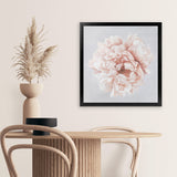 Shop Pastel Peony (Square) Art Print-Botanicals, Florals, Pink, Square, View All-framed painted poster wall decor artwork