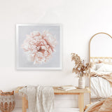 Shop Pastel Peony (Square) Art Print-Botanicals, Florals, Pink, Square, View All-framed painted poster wall decor artwork