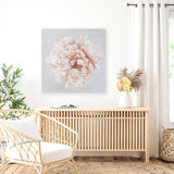 Shop Pastel Peony (Square) Canvas Art Print-Botanicals, Florals, Pink, Square, View All-framed wall decor artwork