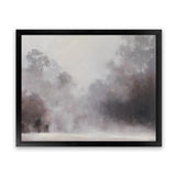 Shop Misty Morning Art Print-Brown, Grey, Landscape, Scandinavian, View All-framed painted poster wall decor artwork
