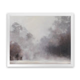 Shop Misty Morning Art Print-Brown, Grey, Landscape, Scandinavian, View All-framed painted poster wall decor artwork
