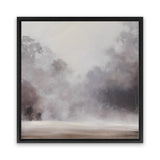 Shop Misty Morning (Square) Canvas Art Print-Grey, Scandinavian, Square, View All-framed wall decor artwork